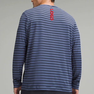 T-shirt in cotone Spandex in cotone a maniche lunghe 100% in cotone lavorato a maglia con motivo stampato in cotone all'ingrosso da <span class=keywords><strong>uomo</strong></span> - Product Image 1
