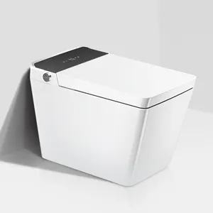 Siphon Jet Flushing Auto Sensor Flush Open Electric Bathroom 1 Piece Intelligent Automatic Smart Toilet