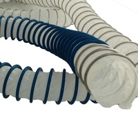 Conduit d'air flexible en PTFE de style industriel, en acier inoxydable chinois, 10m, installation facile, montage au plafond, émission extérieure de semi-conducteurs