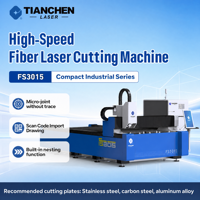 Machine de découpe laser à fibre industrielle FS3015 pour tôles métalliques, automatique, CNC, haute précision, compatible avec l'acier inoxydable