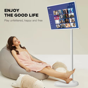 2024 Neues 32-Zoll-Live-Streaming-Fitness studio All-In-One <span class=keywords><strong>Android</strong></span> 12 Rotierender Touchscreen Akku-Power Mobile Tablet Smart Tv mit Kamera - Product Image 6