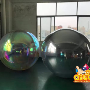 Ballon en PVC Globe gonflable à miroir pour la publicité et la décoration d'événements Modèle géant avec fête à écran d'impression numérique - Product Image 2