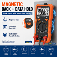 Multimeter Digital Profesional dengan True RMS, Layar LCD Backlight, Penguji Multi-Fungsi, OEM, Dapat Disesuaikan, Bahan Plastik
