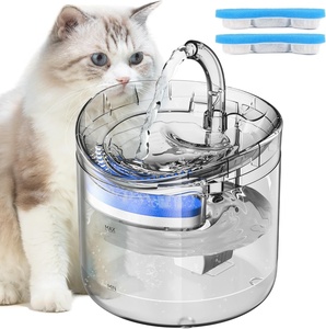 เครื่องให้น้ำสัตว์เลี้ยงอัตโนมัติ Elecpet สำหรับแมวและสุนัข  ทำจากพลาสติก พร้อมไส้กรองย่อยสลายได้ - Product Image 1