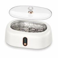 Nettoyeur à ultrasons en gros, 500 ml, réservoir en acier inoxydable, 45 kHz, 4 modes de minuterie, DC12V, CE FCC RoHS, pour la maison et le bureau