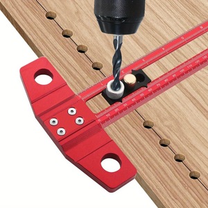 Outil de traçage industriel multifonctionnel 2-en-1 en forme de T, règle carrée pour marquage en pouces et en métrique sur le bois pour le travail du bois - Product Image 4