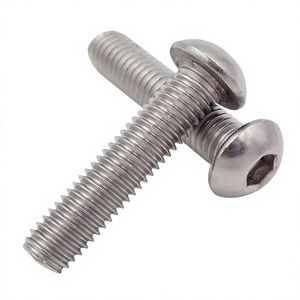 Vis à tête ronde en acier inoxydable DIN7380-1 M8, finition passivée, grade 10.9/12.9, vis à six pans creux - Product Image 4