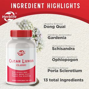 OEM ClearLungs תוסף בריאות יומירי בריאות טבעי בריאות ריאות ואף עבור בריאות הברונכיות, סינוסים לנשימה ורירית - Product Image 3