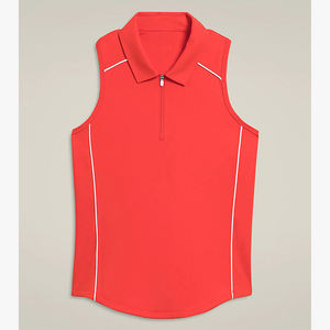 2026 Spring Summer New Arrival Sleeveless Polo Golf <b>Vest</b> Sports Fitness Top Set Women's Slim Fit Tennis Outfit - Product Image 4