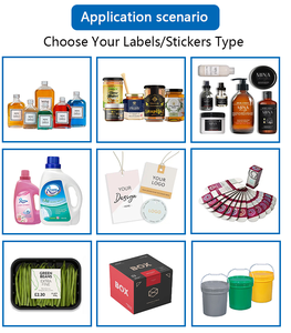 Thiết kế riêng nhãn sản phẩm Maker tự dính tag Vinyl Vòng không thấm nước Sticker cuộn in ấn logo thương hiệu dán nhãn - Product Image 4