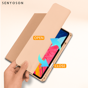 Syx 360 xoay bàn phím trường hợp 9.7/10.2/10.9/11/13inch với không dây bluetooth Bàn phím máy tính bảng casespu iPad trường hợp Bút Chì Chủ - Product Image 5