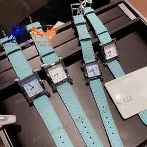 H Brand Luxury 2023 Women's Quartz <b>Watch</b> New Design Fashionable Square 316L Stainless Steel <b>Case</b> Ronda Business Style Jewelry - Product Image 1