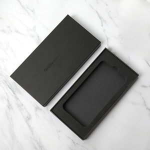 Tùy Chỉnh Uv Biểu Tượng Sang Trọng Di Động Điện Thoại Di Động Trường Hợp Hộp Giấy Các Tông Màu Đen Điện Thoại Trường Hợp Bao Bì Hộp Cho Iphone 14 15 Pro Max Samsung - Product Image 1