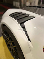 Kit carrosserie large en fibre de carbone humide style MSY pour Porsche Panamera 971 2017-2023 : pare-chocs avant et arrière, jupes latérales, diffuseur arrière