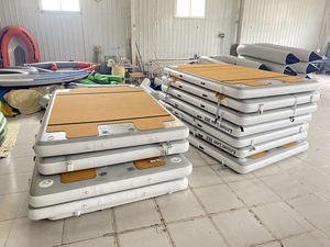 Tierra de ocio 422, pontón flotante de 4 <span class=keywords><strong>metros</strong></span>, tapete de agua con <span class=keywords><strong>escalera</strong></span> - Product Image 4