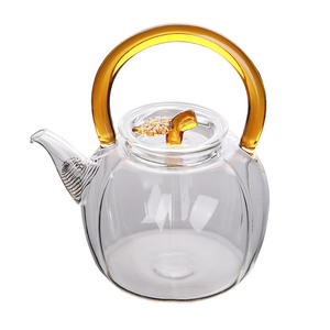 Service à thé kung fu ménager 2022, bouilloire avec abat-jour en verre borosilicate, four électrique, <span class=keywords><strong>poterie</strong></span>, cuisson à la vapeur, théière pour faire le thé - Product Image 6