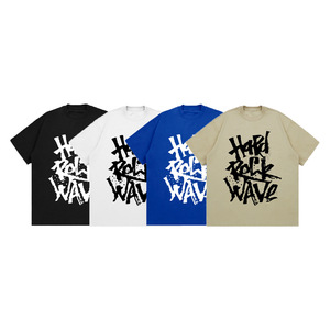 T-Shirt da Uomo Stile <span class=keywords><strong>Rap</strong></span> Retrò di Alta Moda, Design Personalizzato, 260g, Taglie Forti, 100% Cotone Pesante - Product Image 2