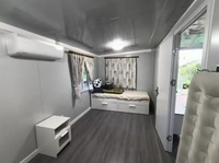 Nouvelle maison préfabriquée de luxe 2026 - Modèle de maison pliable prête à l'emploi, type conteneur, pour appartement ou bureau