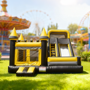 Castillo Inflable para Exteriores, Brincolín, Casa de Brinco, Tobogán Inflable Comercial Combinado, Casa de Brinco para Niños - Product Image 1