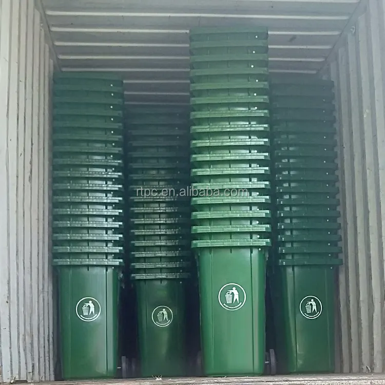 120l moving plastic trash can 120 l and waste bin 120l