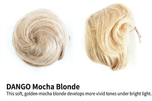 Extension de chignon synthétique fabriquée en Corée, postiche chignon désordonné pour femme - Product Image 5
