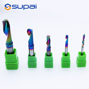 Fresa de topo de metal duro revestida de estanho de alta precisão com 4 flautas para máquinas de fresagem CNC e usinagem de metais OEM/ODM de alta velocidade 65HRC - Product Image 3