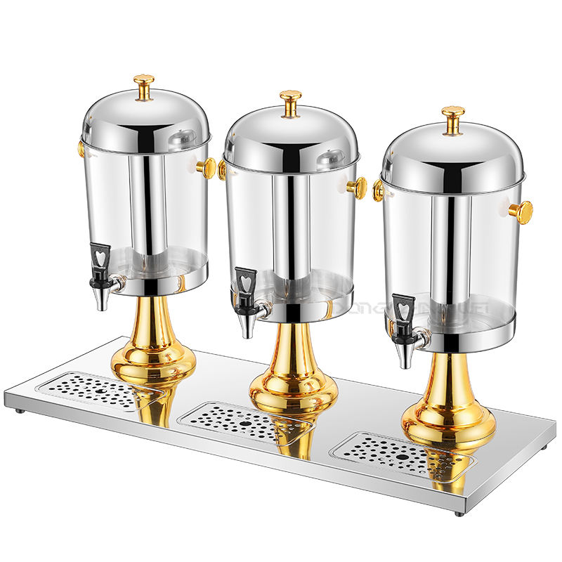 Tête à trois têtes dorées