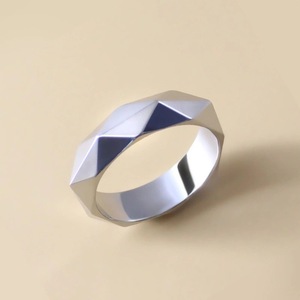 Jeu <span class=keywords><strong>Arknights</strong></span> Anneaux Amiya Blue Rhombus Acier inoxydable Bague unisexe Anime Bijoux Props Accessoires Femmes Hommes Garçons Cadeau - Product Image 6