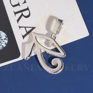 RTS จี้เพชรโมอิส925สีเงินสีขาวชุบทองจี้น้ำแข็งพร้อมจัดส่งเครื่องประดับที่ดี - Product Image 4