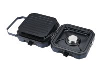 Four à gaz de camping pour cuisine extérieure, cuisson au gaz, deux brûleurs avec tuyau de raccordement pour barbecue