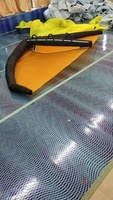 Cerf-volant gonflable pour Sports aquatiques, vente en gros, Orange jaune bleu, 6M2, prix d'usine