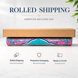 Moderne luxe waterdichte antislip op maat gemaakte Amerikaanse Mahjong mat stille poker speelmat opvouwbaar milieuvriendelijk draagbaar uniek - Product Image 2