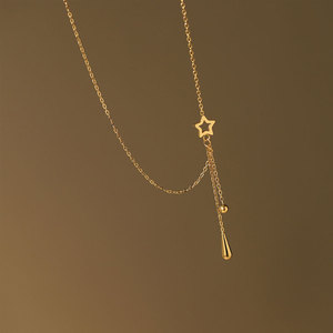 สร้อยคอจี้แฟชั่นชุบทอง14K 18K PVD สำหรับผู้หญิงทำจากสเตนเลส316L ออกแบบได้ตามต้องการ - Product Image 4