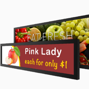 Venta al por mayor todo en uno Lcd barra alargada de <span class=keywords><strong>la</strong></span> publicidad Display Lcd reproductor de vídeo para <span class=keywords><strong>restaurante</strong></span> - Product Image 1