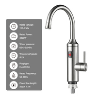 Robinet électrique à affichage numérique Led robinet d'eau chaude chauffe-eau intelligent automatique chauffage sans réservoir robinet de cuisine