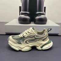 Chaussures de sport à semelle épaisse de haute qualité, coussinées d'air, confortables et respirantes pour la marche, disponibles en gros
