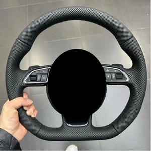 Pour Audi A4 A5 A6 A7 A6 C7 Rs3  Cuir perforé pour volant Audi A6 C7 2017 pour volant Audi A7 - Product Image 6