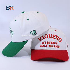 链条刺绣字母双色帽子弧形帽檐运动帽纯色五片式结构棒球帽 - Product Image 4