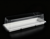 Boîtes à gâteaux transparentes en PET pour emballage de desserts, boîtes à sushi pour mariage indien, contenants à gâteaux en plastique transparent