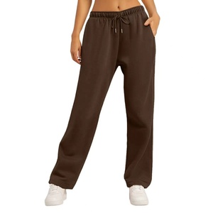 <span class=keywords><strong>Pantalon</strong></span> <span class=keywords><strong>droit</strong></span> décontracté pour <span class=keywords><strong>femme</strong></span>, couleur unie, coupe ample, en <span class=keywords><strong>velours</strong></span>, très tendance - Product Image 4