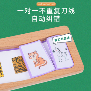 Mainan Jigsaw Puzzle DIY uniseks, mainan edukasi menyenangkan kartun kayu untuk anak-anak usia 2 4 tahun dapat disesuaikan pendidikan dini - Product Image 2