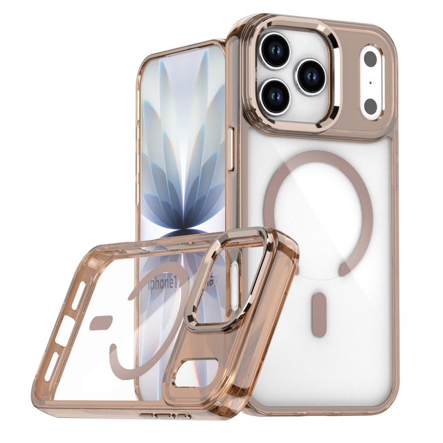 Luxury Clear Shockproof Phone Cases Super Magnetic Power Anti-yellow Acrylic Mobile Phone Cases for IPhones 15 16 17 Pro Max Air