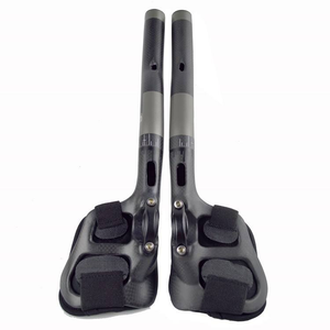 Guidon de vélo de montagne en fibre de <span class=keywords><strong>carbone</strong></span> légère avec poignées confortables et embouts pour une tenue relaxante - Product Image 6