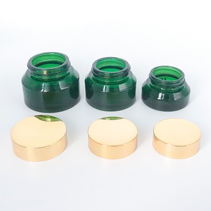 Envase de Vidrio Verde para Crema Cosmética Personalizada en Oferta, con Tapa UV - Product Image 5