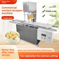 Máquina Automática de Control Numérico para Envolturas de Dumplings y Wontons, Directo de Fábrica, Capacidad de 350 kg/h, Personalizable