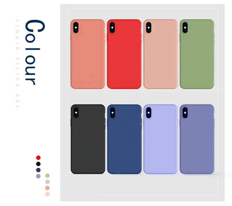 20212. Лидер продаж, цветной чехол для телефона, жидкий силиконовый чехол для задней панели телефона Iphone, Samsung, HuAwei, OPPO, чехол