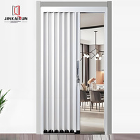Porte coulissante de cuisine tout alliage d'aluminium, porte invisible pliante, cloison de salon ouverte, porte de balcon