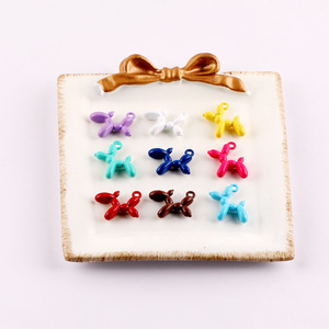 Colorful <b>Balloon</b> Dog Charm Pendant DIY Jewelry Accessories For Bag Charms Unisex Fashion Pendants Animal Shape Yiwu Origin - Product Image 2