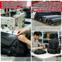 Sac à dos tactique modulaire personnalisé avec 3 sous-sacs détachables, grande capacité, léger, respirant, résistant à l'eau, en nylon Oxford