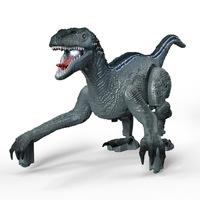 MILI 2.4g Simulation Marche Robot 3D Modèle Télécommande Rc Électrique Dinosaure Jouet Avec Lumières et Sons